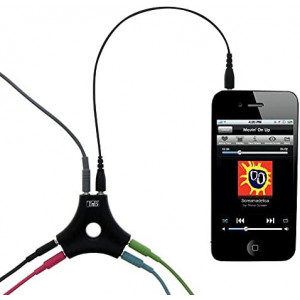 Spliter audio 6 jack TNB, tata 3,5 mm, Negru - Img 4