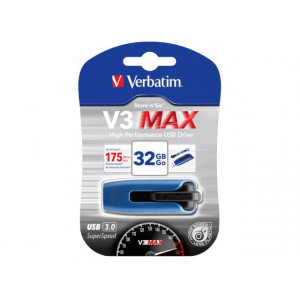 Stick memorie Verbatim Store 'n' Go V3 MAX 32GB, USB 3.0, Blue
