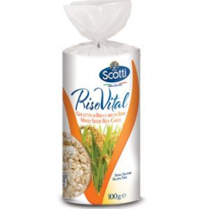 Tartine din orez cu mix de seminte si chia Riso Scotti 100g, NM25920
