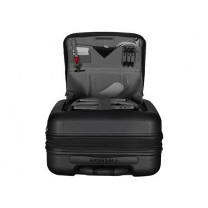 Troler Wenger Syntry 44 l, compartiment pentru laptop, cablu de incarcare USB, NM/ 610163, Negru - Img 6