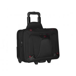 Troller Laptop Wenger Transfer NM 600664, 16", extensibil, rotile, buzunar tableta, Negru - Img 4