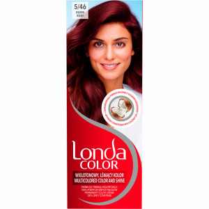 Vopsea de par permanenta Londa 5/46 Rosu rubin, 110ml