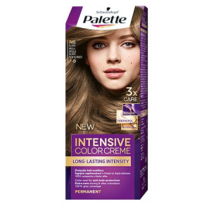 Vopsea de par permanenta Palette Intensive Color Cream N6 (7-0) Blond Mediu, 110 ml