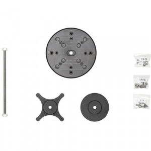 Adaptor ball mount pentru DJI Ronin 2 150mm, orificii M8, 1/4"-20 si 3/8"-16, NM/ CP.ZM.00000095.01, Negru - Img 2