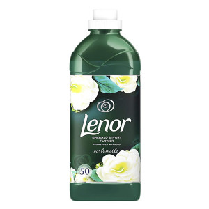 Balsam de rufe Lenor Emerald & Ivory Flower 50 spalari, 1,5 L, Verde - Img 2