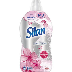 Balsam de rufe Silan Floral Crisp, 58 spalari, 1.45 L, Gri
