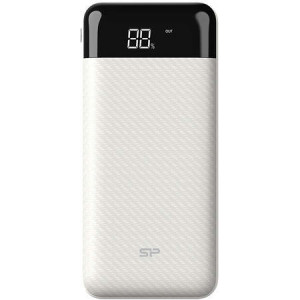 Baterie externa Silicon Power GP28, 10000 mAh, Li-Po, timp de incarcare 6 ore, NM/ SP10KMAPBKGP280W, Alb