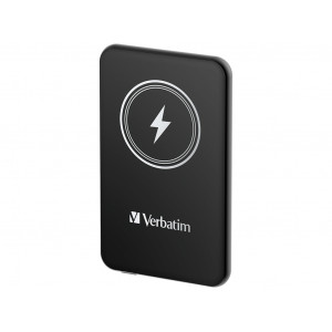 Baterie externa Verbatim, 5.000mAh, Charge'n'Go, magnetic wireless, NM/ 32240, Negru - Img 1