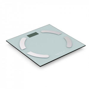 Cantar corporal de diagnostic Tesla NM/BS301WX, 180kg, oprire automata, 23x30x30cm, Alb - Img 1