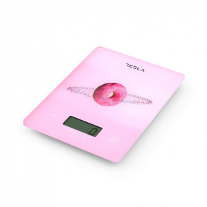 Cantar de bucatarie Tesla NM/KS101P, 5kg, Roz - Img 5