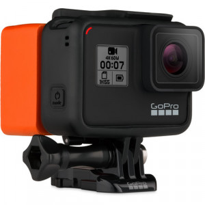 Carcasa plutitoare pentru GoPro Floaty, compatibil cu HERO5/6/7/8, NM/ AFLTY-005, Portocaliu - Img 2