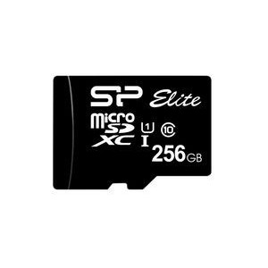 Card de memorie MicroSDXC Silicon Power Elite, 256 GB, CL10, adaptor SD, UHS-I, NM/ SP256GBSTXBU1V10SP, Negru