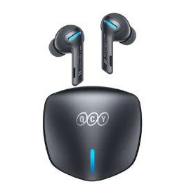 Casti wireless QCY G1, bluetooth 5.2, noise cancelling, baterie 450 mAh, raza de actiune 10m, NM/ G1_G, Gri - Img 1