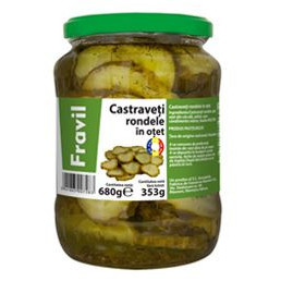 Castraveti rondele in otet Flavil 3570g, NM26215