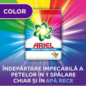 Detergent automat pudra Ariel Color, 20 spalari, 1.5 kg, Multicolor - Img 3