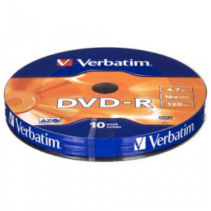 DVD-R Verbatim, 43729, 4.7Gb, 16x, shrink 10 buc - Img 2