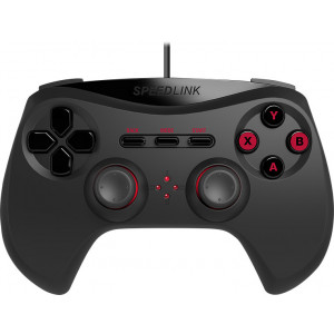 Gamepad cu fir SpeedLink Strike NX pentru PC, butoane, analogue sticks, D-pad digital, Negru - Img 1