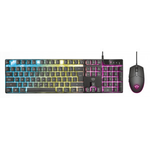 Kit Gaming Tastatura si Mouse Trust Azor NM 23289/GXT838, anti-ghosting, 3000 Dpi, 6 butoane, Negru - Img 9