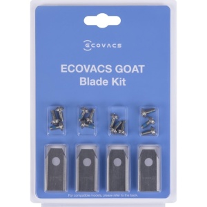 Kit 12 lame pentru robot cositor GOAT G1 Ecovacs, suruburi incluse, NM/ MBK120001, Argintiu - Img 2