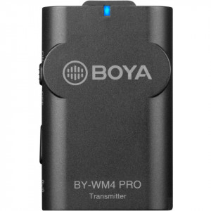 Kit lavaliere wireless Boya NMBY-WM4 Pro-K2, doua linii wireless 2.4Ghz, 2 microfoane lavaliera, 2TX+RX, DSLR & Smartphone, Gri - Img 5