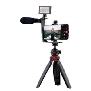 Kit vlogger studio TNB Influence, NM/ PKVLOGGER, Negru - Img 1