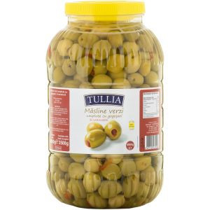 Masline verzi cu gogosari Defne 3.5kg, NM23258