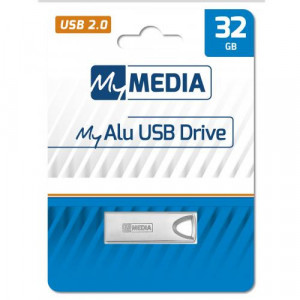 Memorie USB 2.0 MyMedia 32 GB, 38.8 x 12.3 x 4.5 mm, NM/ 69273, Argintiu