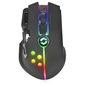 Mouse optic wireless SpeedLink Imperior gaming, buton DPI, iluminare RGB, acumulator, Negru - Img 1