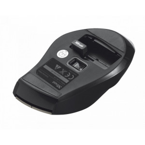 Mouse Trust Sura NM 19938, 2.0, 1600 dpi, wireless, senzor optic, Gri/Negru - Img 4
