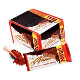 Napolitane glazurate cu crema de cacao Alina XXXL 75g, NM25773