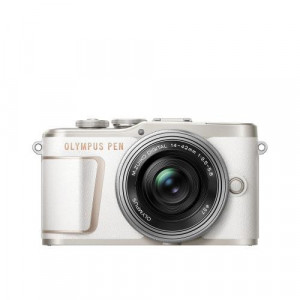 Olympus E-PL10 Pancake Zoom Kit white/silver