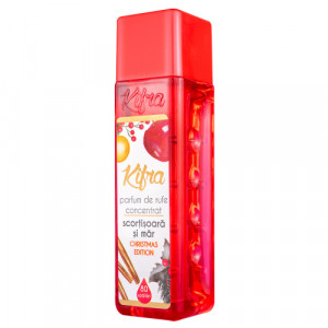Parfum de rufe concentrat Kifra Mar si Scortisoara, 200 ml, 80 spalari, Rosu - Img 2