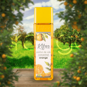 Parfum de rufe concentrat Kifra Orange, 200 ml, 80 spalari, Portocaliu - Img 3