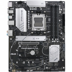 Placa de Baza Asus, AM5 DDR5, 2.5 Gigabit Ethernet, PCIe 5.0 ATX, NM/ PRIME B650-PLUS, Negru - Img 1