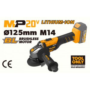 Polizor unghiular fara acumulator Li-ion Brushless, 125mm M1