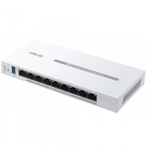 Router Asus Expert WiFI, 8 porturi PoE+ ,123 W, NM/ EBG19P, Alb - Img 2
