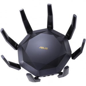 Router Gaming Asus, Dual-Band, Quad-Core 2.2GHz CPU, 256MB/1GB RAM, Adaptive QoS, VPN server/client, NM/ RT-AX89X, Negru - Img 6
