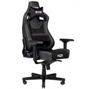 Scaun gaming Next Level Racing Elite, piele neagra, perna lombara, NM/ NLR-G005, Negru - Img 2