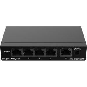 Switch Reyee, Base-T4 x PoE, 54W, Cloud inteligent, 5 porturi, NM/ RG-ES205GC-P, Negru - Img 4