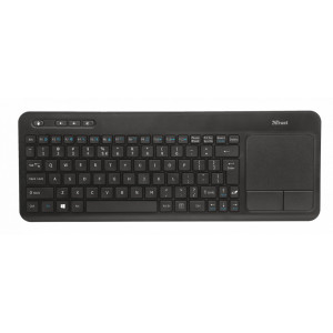 Tastatură multimedia wireless cu touchpad XL Trust Veza NM 20960, USB, 2.4 GHz, PC, Laptop, Smart TV, Negru - Img 7