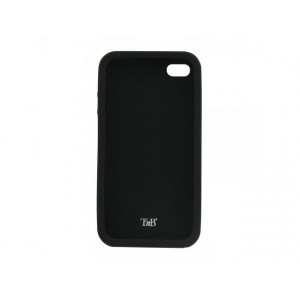 TnB SILICON CASE FOR IPHONE BLACK + SCREEN PROTECTION