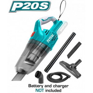 TOTAL - Aspirator 0.7L - 6.0KPa - Li-Ion - 20V