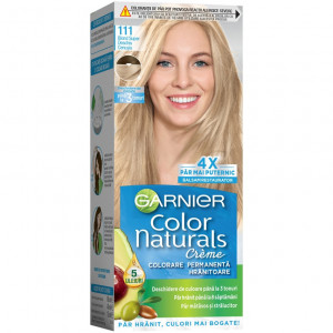 Vopsea de par permanenta cu amoniac Garnier Color Naturals 111 Blond Super Deschis Cenusiu, 110 ml