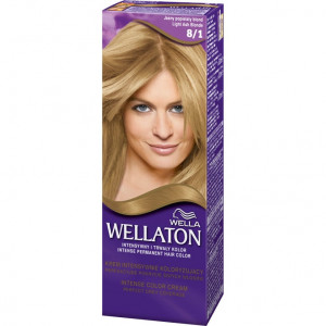 Vopsea de par permanenta Wellaton 8/1 Blond cenusiu deschis, 110ml