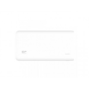 Baterie externa Silicon Power S200 20000mAH, 2 x USB, indicator LED, NM/ SP20KMAPBK200P0W, Alb