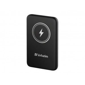 Baterie externa Verbatim, 10.000mAh, Charge'n'Go, magnetic wireless, NM/ 32245, Negru - Img 1