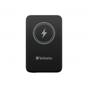 Baterie externa Verbatim, 10.000mAh, Charge'n'Go, magnetic wireless, NM/ 32245, Negru - Img 2