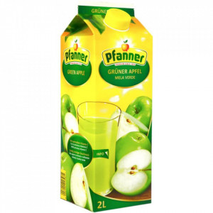 Bautura racoritoare Pfanner de mere verzi 2L, NM22224
