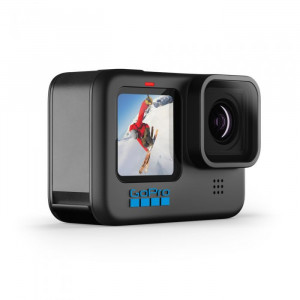 Camera de actiune GoPro Hero10 Black Bundle, 5.3K, 23MP, clip magnetic, mini trepied, card SD 32GB, NM/ CHDRB-101-CN, Negru - Img 11