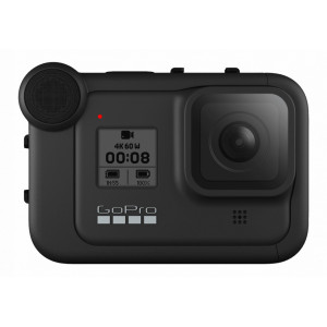 Carcasa multimedia pentru GoPro Hero8 Black, microfon incorporat, port 3.5m, port micro-HDMI, NM/ AJFMD-001, Negru - Img 1